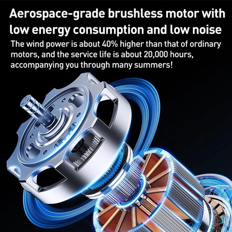 MF119 High Speed Ice Compress Handheld Fan with Retractable Cord(White) - Electric Fans by buy2fix | Online Shopping UK | buy2fix