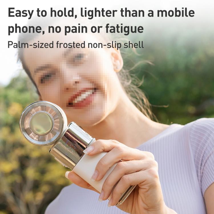 MF119 High Speed Ice Compress Handheld Fan with Retractable Cord(White) - Electric Fans by buy2fix | Online Shopping UK | buy2fix