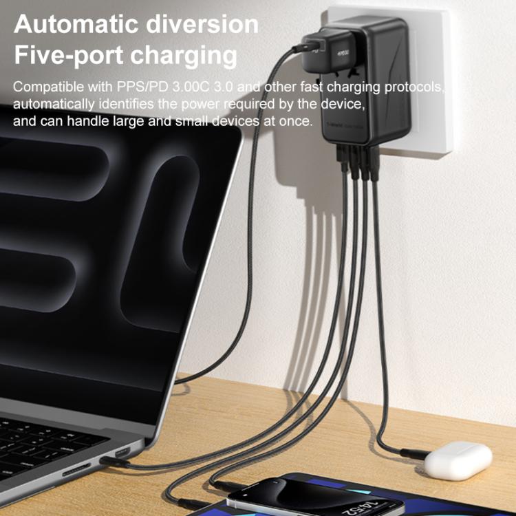 MOMAX UA16 1-World PD140W GaN Global Travel Fast Charging Socket - Plug Adaptor by MOMAX | Online Shopping UK | buy2fix