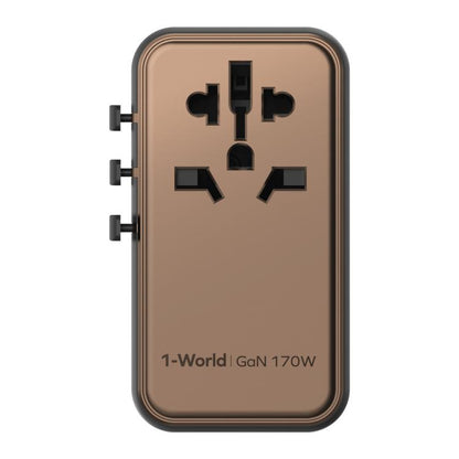 MOMAX UA17 1-World PD170W GaN Global Travel Fast Charging Socket - Plug Adaptor by MOMAX | Online Shopping UK | buy2fix