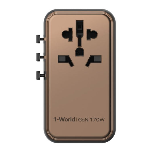 MOMAX UA17 1-World PD170W GaN Global Travel Fast Charging Socket - Plug Adaptor by MOMAX | Online Shopping UK | buy2fix