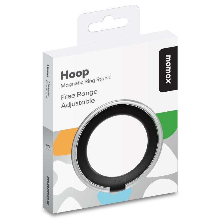 MOMAX HOOP Magnetic Ring Phone Holder(Black) - Ring Holder by MOMAX | Online Shopping UK | buy2fix