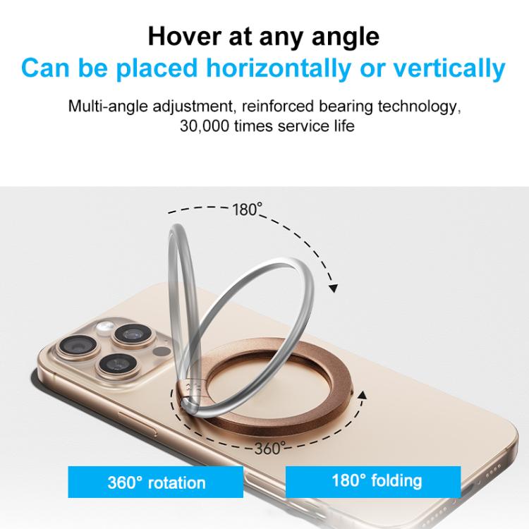 MOMAX HOOP Magnetic Ring Phone Holder(Black) - Ring Holder by MOMAX | Online Shopping UK | buy2fix