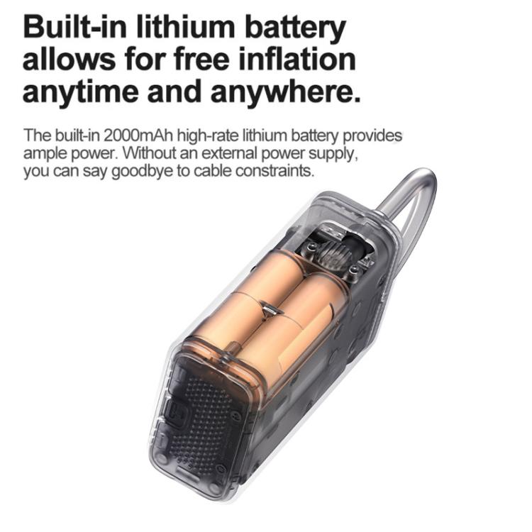 Xiaomi Mijia Air Pump 2D Portable Electric Air Compressor For Motorcycle Car Basketball(Black) - Inflatable Pump by Xiaomi | Online Shopping UK | buy2fix