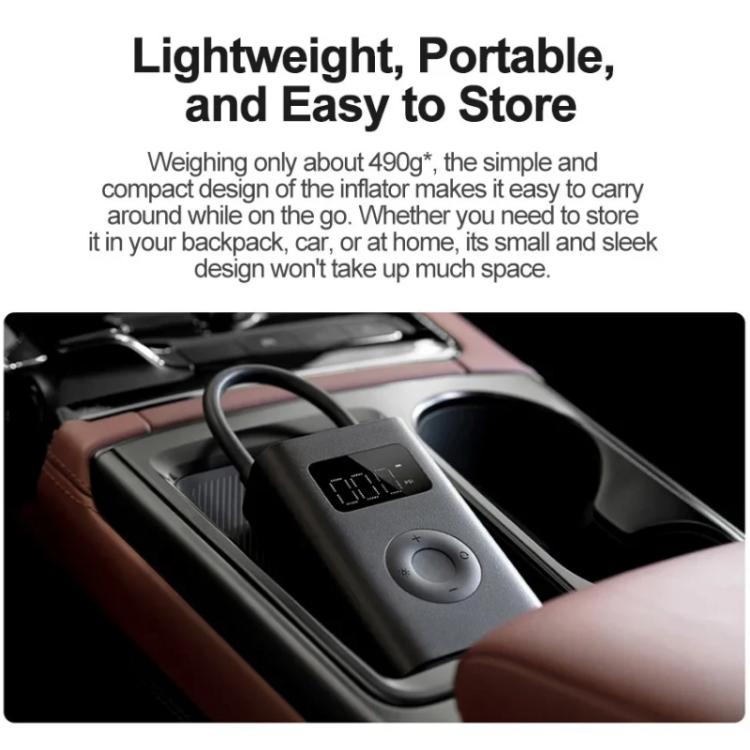 Xiaomi Mijia Air Pump 2D Portable Electric Air Compressor For Motorcycle Car Basketball(Black) - Inflatable Pump by Xiaomi | Online Shopping UK | buy2fix