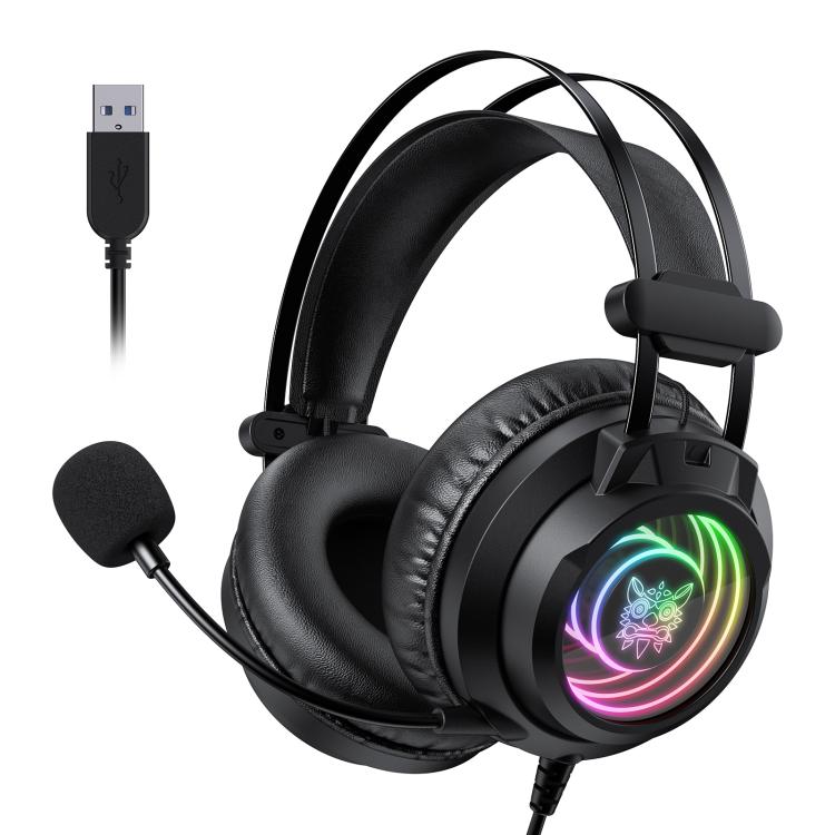 ONIKUMA X80 Abyssal Mirror Effect Game Headphones(Black) - Multimedia Headset by ONIKUMA | Online Shopping UK | buy2fix