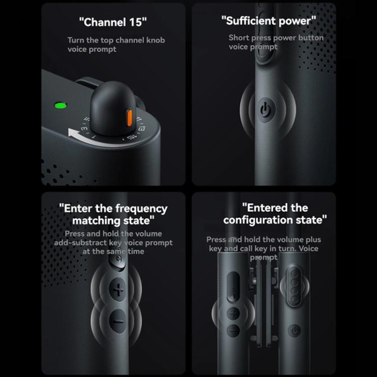 Original Xiaomi Walkie Talkie 3 Chat Version Support 1-5km Intercom Distance, APP Writing Frequency(Black) - Handheld Walkie Talkie by Xiaomi | Online Shopping UK | buy2fix