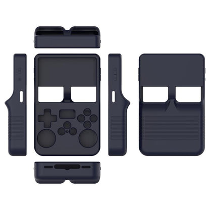 For ANBERNIC R36S Silicone Handheld Game Console Protective Case(Dark Blue) - Cases by buy2fix | Online Shopping UK | buy2fix