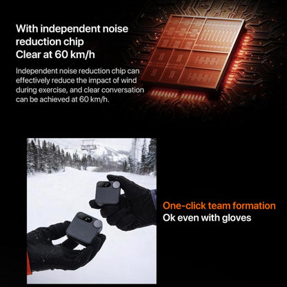 Original Xiaomi Sports Walkie Talkie, Support 5000km Intercom Distance(Black) - Handheld Walkie Talkie by Xiaomi | Online Shopping UK | buy2fix