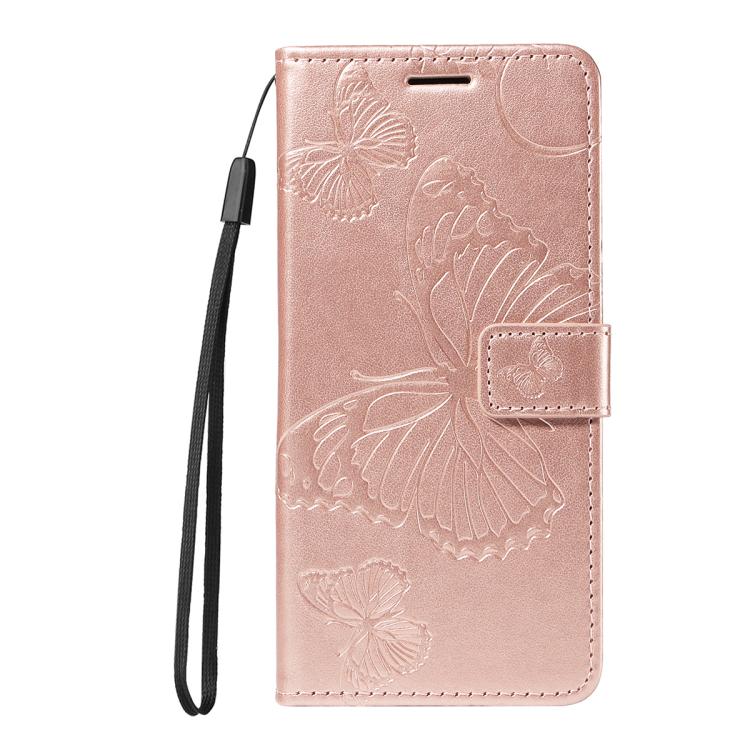 For Google Pixel 10 Global 3D Butterfly Embossed Pattern Flip Leather Phone Case(Rose Gold) - Google Cases by buy2fix | Online Shopping UK | buy2fix