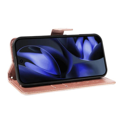 For Google Pixel 10 Global 3D Butterfly Embossed Pattern Flip Leather Phone Case(Rose Gold) - Google Cases by buy2fix | Online Shopping UK | buy2fix