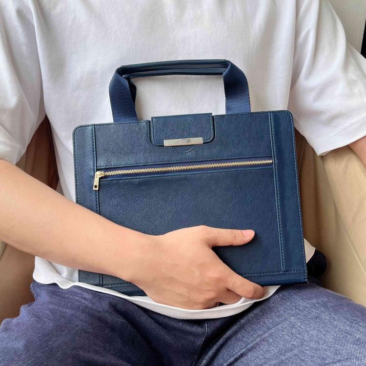 For iPad 2025 / 2022 Zipper Handle Retro Smart Leather Tablet Case(Royal Blue) - iPad 2025 / 2022 Cases by buy2fix | Online Shopping UK | buy2fix