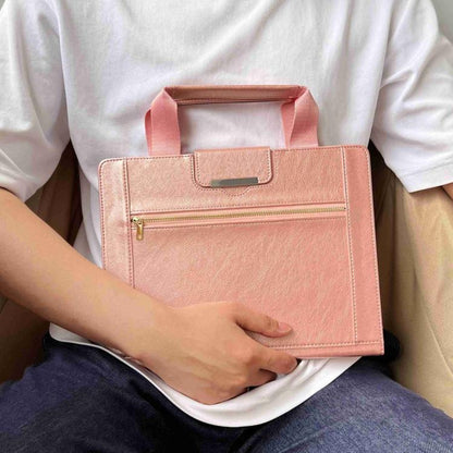 For iPad Air 11 2025 / 2024 Zipper Handle Retro Smart Leather Tablet Case(Rose Gold) - iPad Air 11 2025 / 2024 Cases by buy2fix | Online Shopping UK | buy2fix