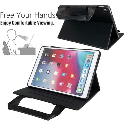 For iPad 10.2 2021 / 2020 / 2019 Zipper Handle Retro Smart Leather Tablet Case(Black) - More iPad Cases by buy2fix | Online Shopping UK | buy2fix