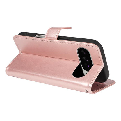 For Google Pixel 10 Pro XL 5G Global Cat and Bee Embossed Flip Leather Phone Case(Rose Gold) - Google Cases by buy2fix | Online Shopping UK | buy2fix