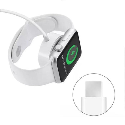 For Apple Watch Series xDfind Magnetic Fast Charger Charging Cable, Type-C Port, Length: 1m(White) - Charger / Holder by xDfind | Online Shopping UK | buy2fix