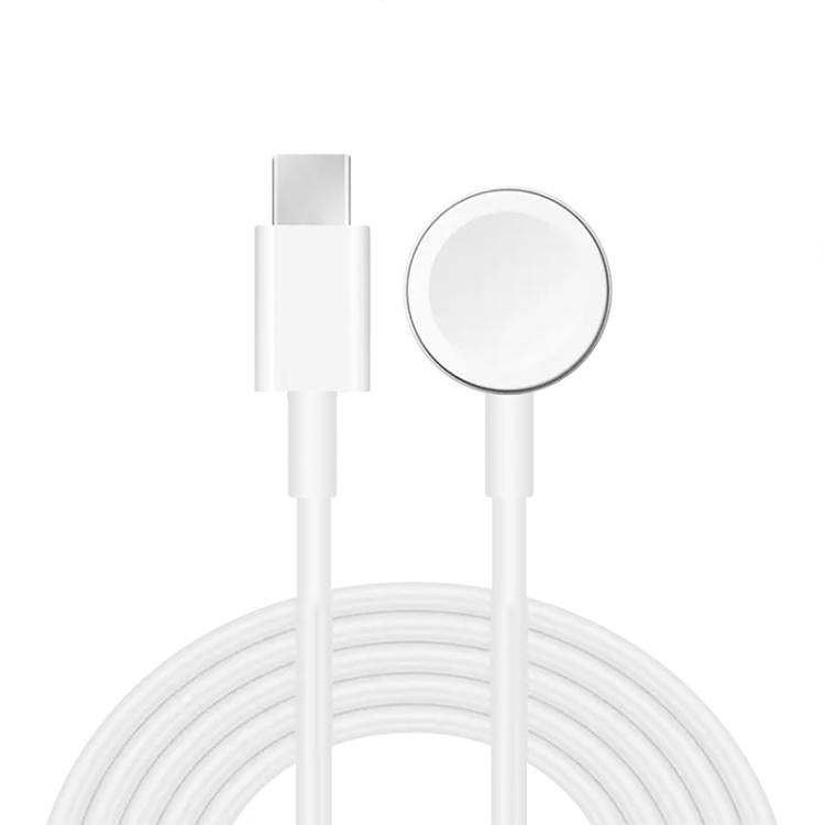 For Apple Watch Series xDfind Magnetic Fast Charger Charging Cable, Type-C Port, Length: 1m(White) - Charger / Holder by xDfind | Online Shopping UK | buy2fix