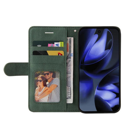 For Google Pixel 10 5G / 10 Pro 5G Global Dual-color Splicing Flip Leather Phone Case(Green) - Google Cases by buy2fix | Online Shopping UK | buy2fix