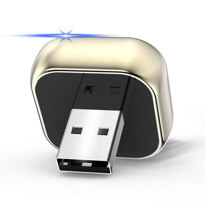 2 in 1 mini USB Wired to Wireless Car CarPlay / Android Auto Box Adapter(Gold) - Bluetooth Adapters by buy2fix | Online Shopping UK | buy2fix