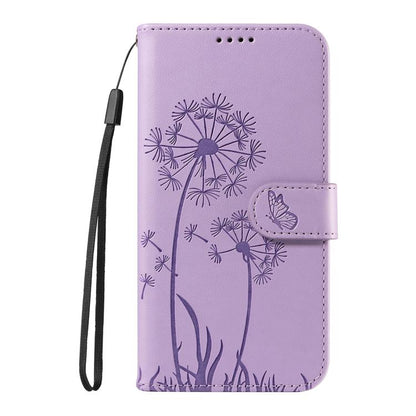 For Google Pixel 10 5G / 10 Pro 5G Global Dandelion Embossed Pattern Flip Leather Phone Case(Purple) - Google Cases by buy2fix | Online Shopping UK | buy2fix