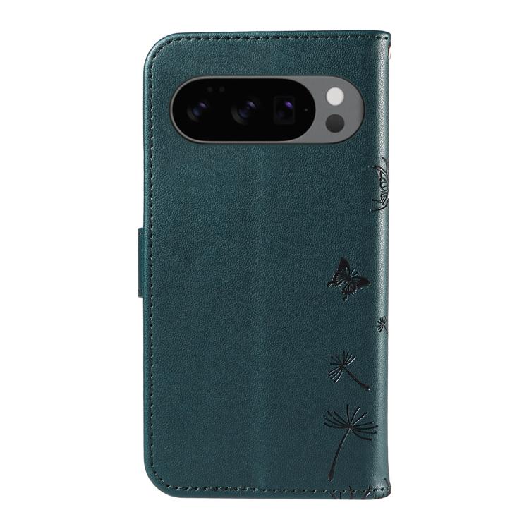 For Google Pixel 10 5G / 10 Pro 5G Global Dandelion Embossed Pattern Flip Leather Phone Case(Blue) - Google Cases by buy2fix | Online Shopping UK | buy2fix