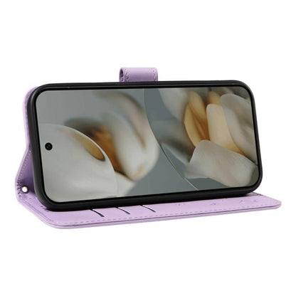 For Google Pixel 10 Pro XL 5G Global Dandelion Embossed Pattern Flip Leather Phone Case(Purple) - Google Cases by buy2fix | Online Shopping UK | buy2fix