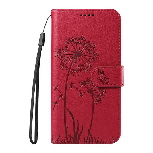For Google Pixel 10 Pro XL 5G Global Dandelion Embossed Pattern Flip Leather Phone Case(Red) - Google Cases by buy2fix | Online Shopping UK | buy2fix