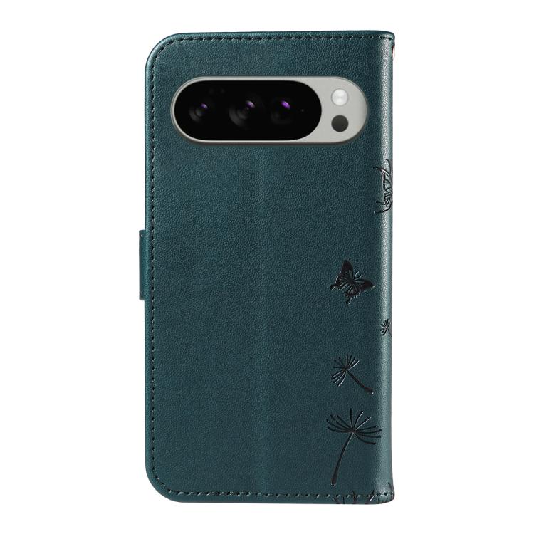 For Google Pixel 10 Pro XL 5G Global Dandelion Embossed Pattern Flip Leather Phone Case(Blue) - Google Cases by buy2fix | Online Shopping UK | buy2fix