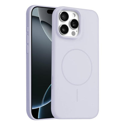 For iPhone 16 Pro Liquid Silicone Magsafe Phone Case with AI Camera Control Button(Grey) - iPhone 16 Pro Cases by buy2fix | Online Shopping UK | buy2fix