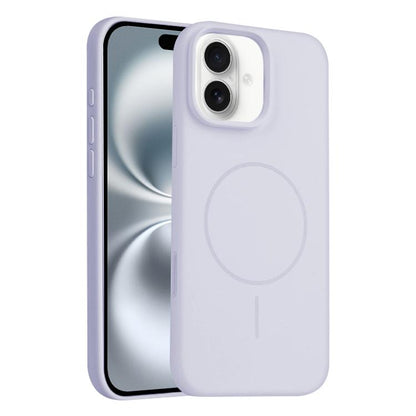 For iPhone 16 Liquid Silicone Magsafe Phone Case with AI Camera Control Button(Grey) - iPhone 16 Cases by buy2fix | Online Shopping UK | buy2fix