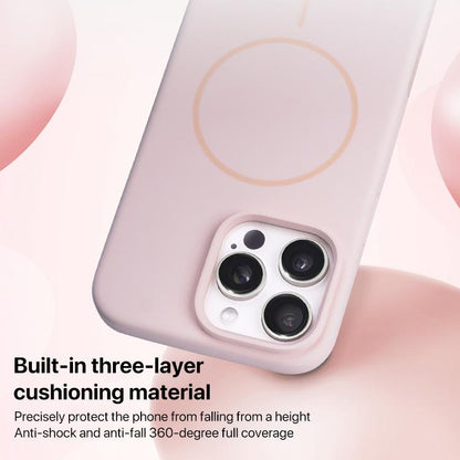 For iPhone 16 Plus Liquid Silicone Magsafe Phone Case with AI Camera Control Button(Grey) - iPhone 16 Plus Cases by buy2fix | Online Shopping UK | buy2fix