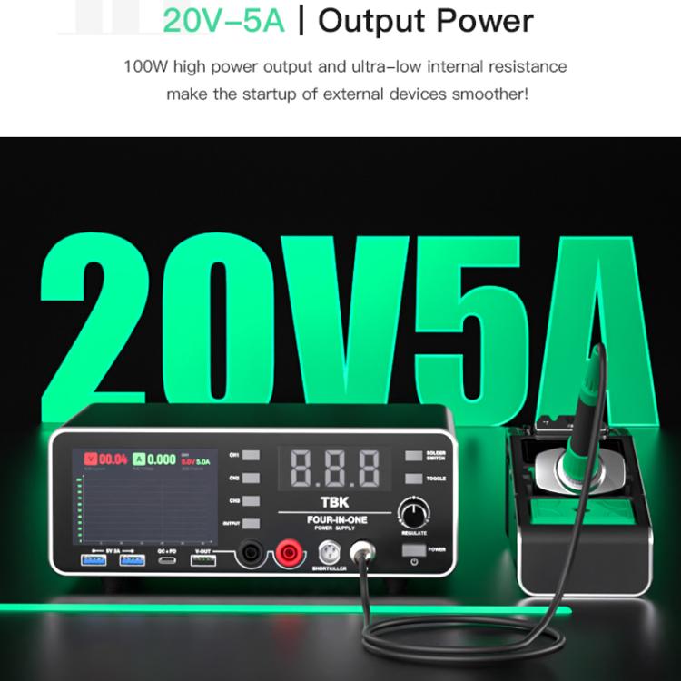 TBK-219 20V / 5A All-purpose Integrated Workstation Power Supply with C210 Soldering Iron, Plug:US Plug - Electric Soldering Iron by TBK | Online Shopping UK | buy2fix