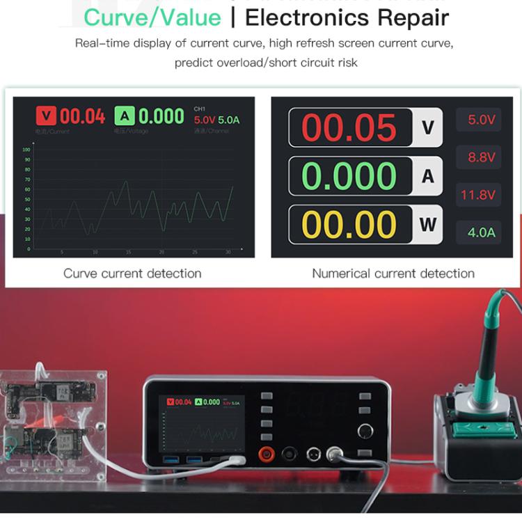 TBK-219 20V / 5A All-purpose Integrated Workstation Power Supply with C210 Soldering Iron, Plug:US Plug - Electric Soldering Iron by TBK | Online Shopping UK | buy2fix