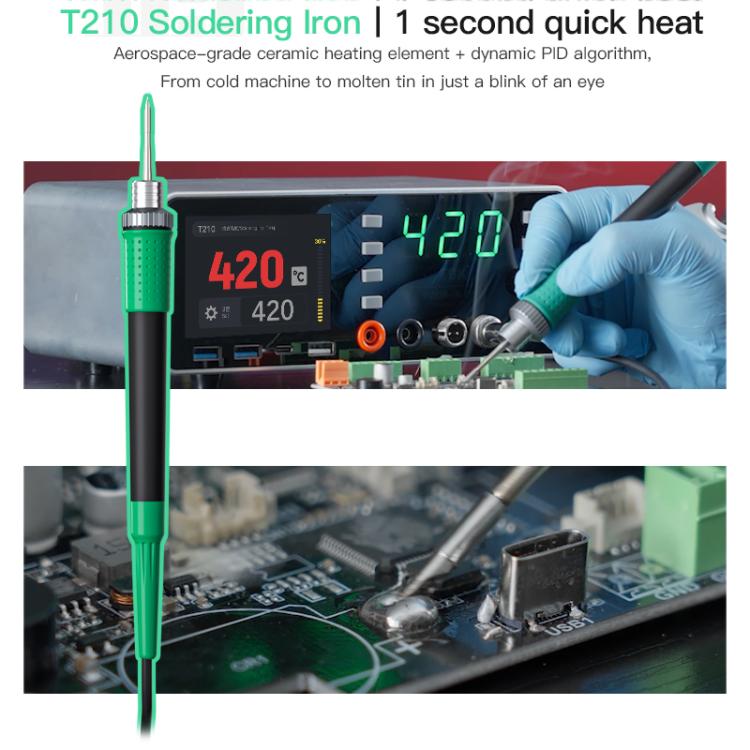 TBK-219 20V / 5A All-purpose Integrated Workstation Power Supply with C210 Soldering Iron, Plug:EU Plug - Electric Soldering Iron by TBK | Online Shopping UK | buy2fix