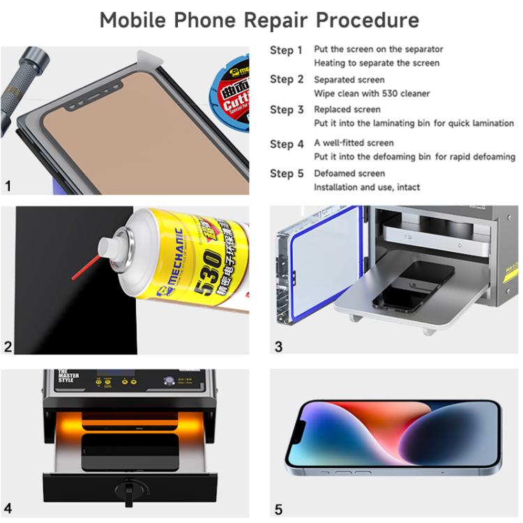 Mechanic GAN-03 Fenix 16-inch Intelligent Laminating Machine, Plug:US Plug - Laminator Machine by MECHANIC | Online Shopping UK | buy2fix