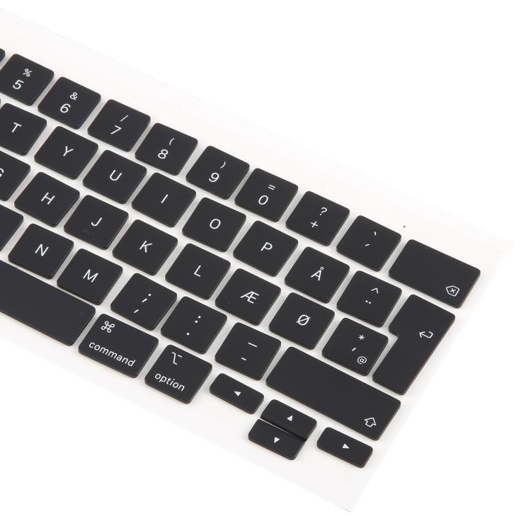 For MacBook A2251 A2289 A2238 A2338 UK Big Enter Version Keycaps, Language:Denmark - Keyboard by buy2fix | Online Shopping UK | buy2fix