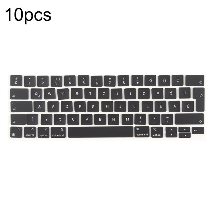 For MacBook A2251 A2289 A2238 A2338 10pcs UK Big Enter Version Keycaps, Language:Hungary - Keyboard by buy2fix | Online Shopping UK | buy2fix