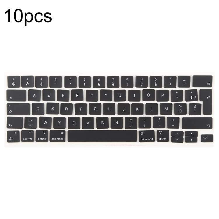 For MacBook A2251 A2289 A2238 A2338 10pcs UK Big Enter Version Keycaps, Language:French - Keyboard by buy2fix | Online Shopping UK | buy2fix