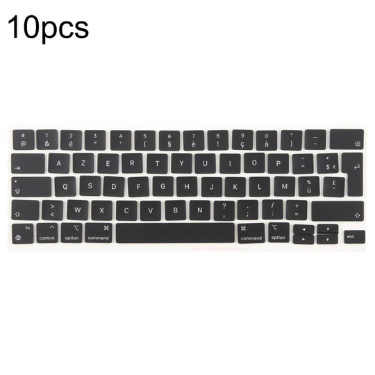 For MacBook A2251 A2289 A2238 A2338 10pcs UK Big Enter Version Keycaps, Language:French