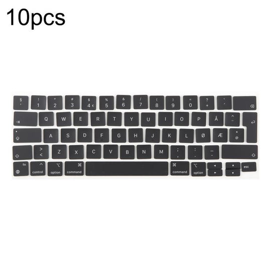 For MacBook A2251 A2289 A2238 A2338 10pcs UK Big Enter Version Keycaps, Language:Norway