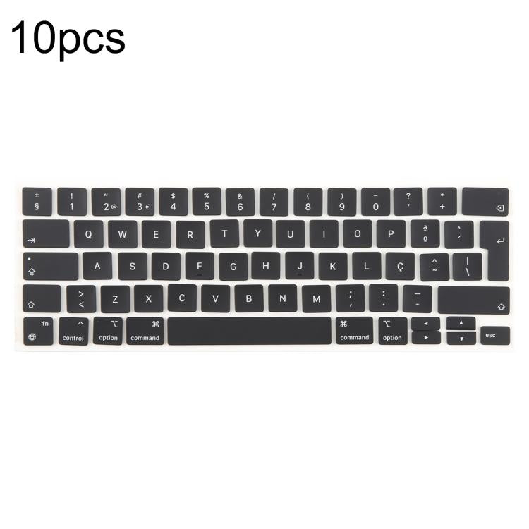 For MacBook A2251 A2289 A2238 A2338 10pcs UK Big Enter Version Keycaps, Language:Portugal - Keyboard by buy2fix | Online Shopping UK | buy2fix
