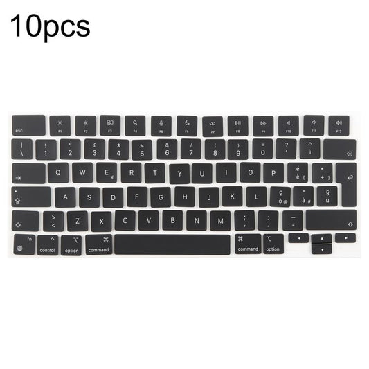 For MacBook A2681 A2941 A3113  A3114 10pcs UK Big Enter Version Keycaps, Language:Italy - Keyboard by buy2fix | Online Shopping UK | buy2fix
