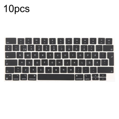 For MacBook A2681 A2941 A3113  A3114 10pcs UK Big Enter Version Keycaps, Language:Sweden - Keyboard by buy2fix | Online Shopping UK | buy2fix