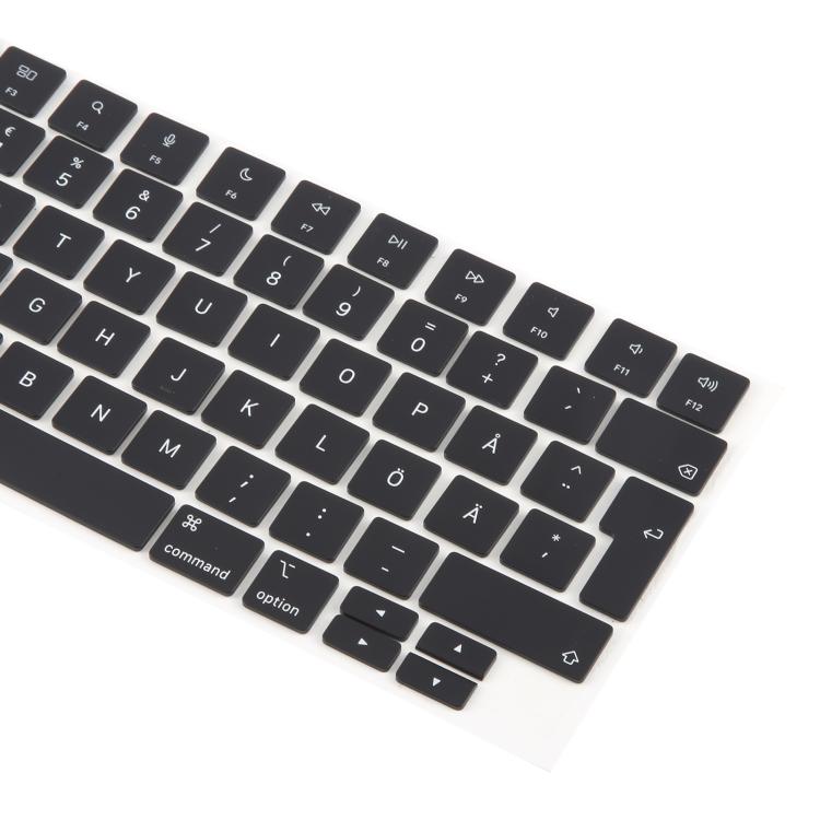 For MacBook A2681 A2941 A3113  A3114 10pcs UK Big Enter Version Keycaps, Language:Sweden - Keyboard by buy2fix | Online Shopping UK | buy2fix