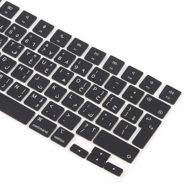 For MacBook A2442 A2485 A2779 A2780 A2991 A2992 A2918 UK Big Enter Version Keycaps, Language:Arabic - Keyboard by buy2fix | Online Shopping UK | buy2fix