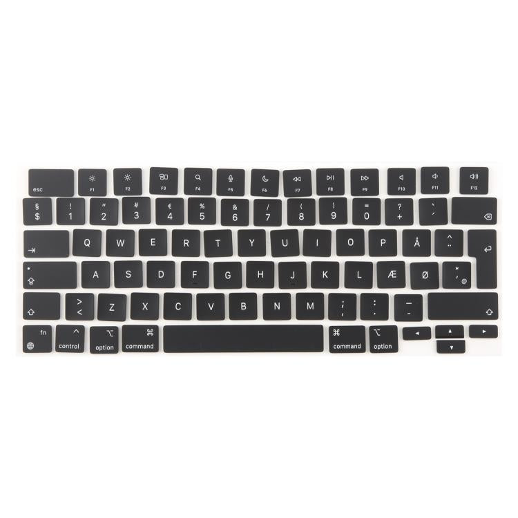 For MacBook A2442 A2485 A2779 A2780 A2991 A2992 A2918 UK Big Enter Version Keycaps, Language:Denmark - Keyboard by buy2fix | Online Shopping UK | buy2fix