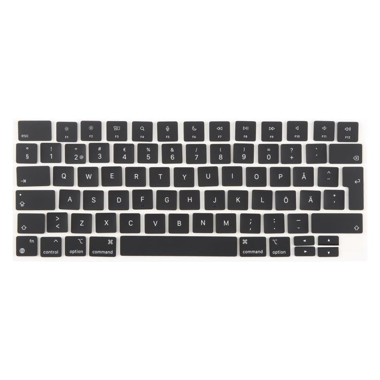 For MacBook A2442 A2485 A2779 A2780 A2991 A2992 A2918 UK Big Enter Version Keycaps, Language:Sweden - Keyboard by buy2fix | Online Shopping UK | buy2fix
