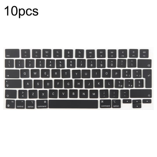 For MacBook A2442 A2485 A2779 A2780 A2991 A2992 A2918 10pcs UK Big Enter Version Keycaps, Language:Italy