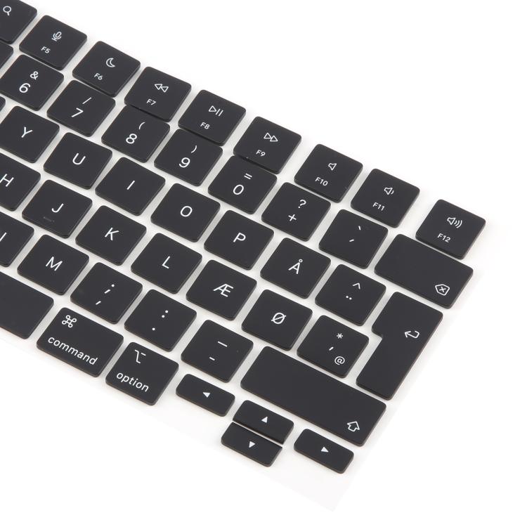 For MacBook A2442 A2485 A2779 A2780 A2991 A2992 A2918 10pcs UK Big Enter Version Keycaps, Language:Denmark - Keyboard by buy2fix | Online Shopping UK | buy2fix
