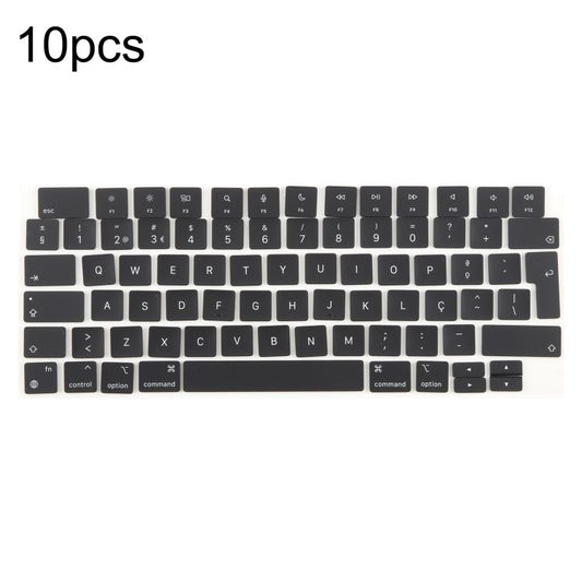 For MacBook A2442 A2485 A2779 A2780 A2991 A2992 A2918 10pcs UK Big Enter Version Keycaps, Language:Portugal - Keyboard by buy2fix | Online Shopping UK | buy2fix